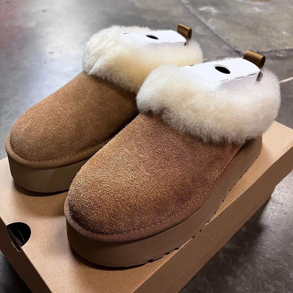 Ugg Women's Tan and Brown Slippers